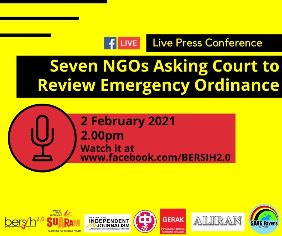 Ngos Ask Courts To Consider Role Of Judiciary And Parliament In Ensuring Checks And Balances During Emergency The Kl Selangor Chinese Assembly Hall